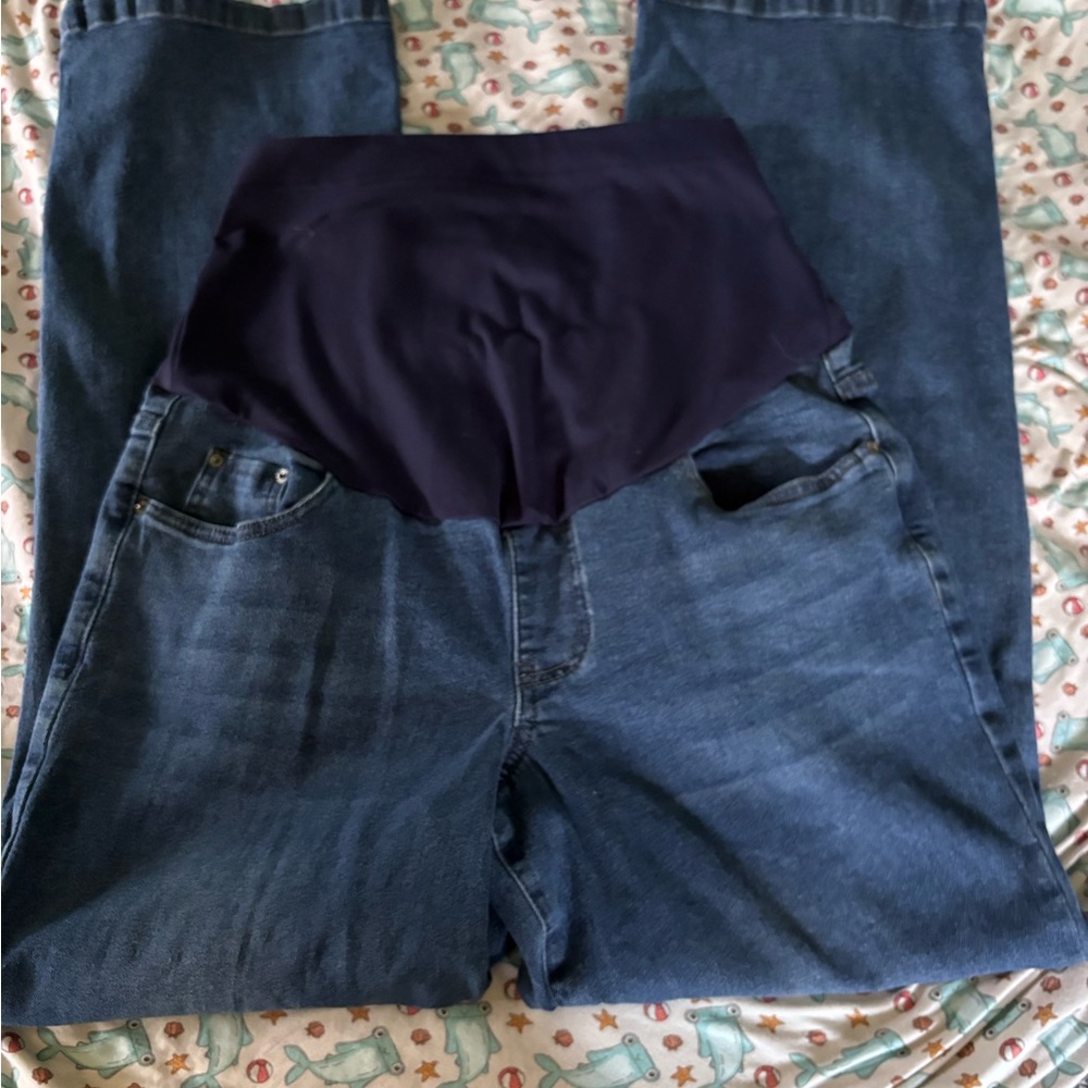 Two pair of size medium maternity pants